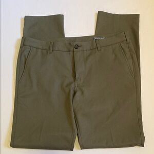 Mizzen Main Men’s Pants Baron Chino Trim Fit Performance Golf size 36 Green